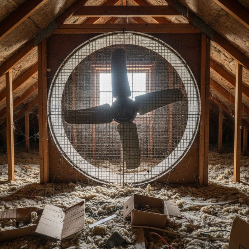 Attic Turbine Installation in Provo, UT